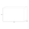 Nowoczesna komoda 3-drzwiowa buffet 156cm z czarnego drewna Cooper Steel Rabaty