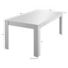 Stół do jadalni kuchenny 180x90 cm czarny drewniany styl industrialny Bolero Basic Oferta