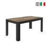 Stół do jadalni kuchenny 180x90 cm czarny drewniany styl industrialny Bolero Basic Sprzedaż