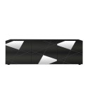 Szafka RTV Brema GR Vittoria, nowoczesny design, 3 drzwi, szary połysk. Oferta