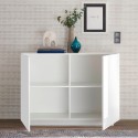 Szafka kredensowa kuchnia salon biały połysk 2 drzwi 120cm Jupiter WH S Katalog