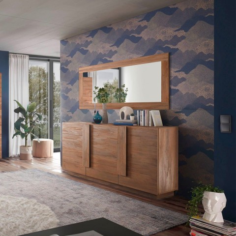 Komoda kuchnia salon 3-drzwiowa z drewna nowoczesny design Jupiter MR M2 Promocja