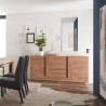 Komoda kuchnia salon 3-drzwiowa z drewna nowoczesny design Jupiter MR M2 Rabaty