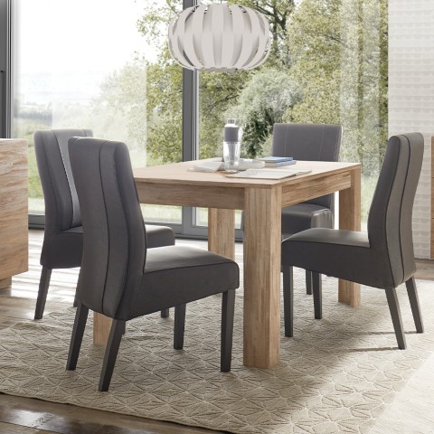 Stół designerski do jadalni i kuchni z drewna 180x90cm Atlantis Jupiter Promocja