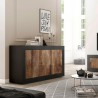 Szafka kuchnia-salon industrialna 3-drzwiowa drewno 160cm Modis NP Basic Promocja