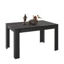 Stół rozkładany do jadalni Avant Rimini czarny 90x137-185cm z drewna. Sprzedaż