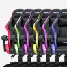 Ergonomiczny fotel gamingowy LED RGB 2 poduszki The Horde junior Cena