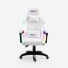 Krzesło gamingowe światła LED RGB ergonomiczne krzesło z 2 poduszkami Pixy Junior Sprzedaż