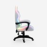 Krzesło gamingowe światła LED RGB ergonomiczne krzesło z 2 poduszkami Pixy Junior Rabaty