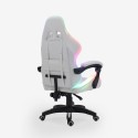 Krzesło gamingowe światła LED RGB ergonomiczne krzesło z 2 poduszkami Pixy Junior Wybór