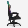 Ergonomiczne skórzane krzesło biurowe LED RGB do gier The Horde XL Rabaty