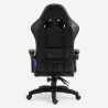 Ergonomiczne skórzane krzesło biurowe LED RGB do gier The Horde XL Model