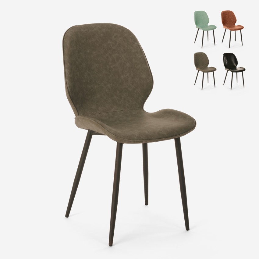 Nowoczesny design krzesło metalowe do kuchni baru lub restauracji Lyna Katalog