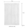Szafka do przedpokoju 2-drzwiowa wielofunkcyjna 78x116cm Basic Jessy 