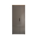 Szafa wejściowa 2 drzwiowa wielofunkcyjna nowoczesny design szary drewno Konrad. Sprzedaż