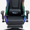 Fotel gamingowy ergonomiczny z podnóżkiem LED RGB The Horde Comfort Cechy