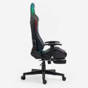 Fotel gamingowy ergonomiczny z podnóżkiem LED RGB The Horde Comfort Koszt