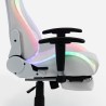 Krzesło do gier biurowych z regulowanym podnóżkiem LED RGB i ergonomicznym designem Pixy Comfort Koszt