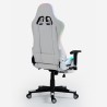 Krzesło do gier biurowych z regulowanym podnóżkiem LED RGB i ergonomicznym designem Pixy Comfort Zakup
