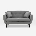 Sofa 2-miejscowa w nordyckim stylu, elegancka i nowoczesna, z tapicerką, 151 cm Ischa Sprzedaż