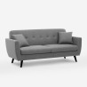 Sofa salonowy 3-osobowy nowoczesny design skandynawski wytrzymały 191cm Hayem Koszt