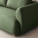 Kanapa 3-osobowa, tkanina, nowoczesny styl skandynawski, 196cm, zielony Geert. Sprzedaż