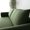 Kanapa 3-osobowa, tkanina, nowoczesny styl skandynawski, 196cm, zielony Geert. Rabaty
