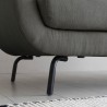 Sofa 3-osobowa nowoczesna stylu północnego w minimalistyczny sposób - szary materiał Folkerd. Wybór