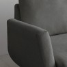 Sofa 3-osobowa nowoczesna stylu północnego w minimalistyczny sposób - szary materiał Folkerd. Cechy