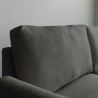 Sofa 3-osobowa nowoczesna stylu północnego w minimalistyczny sposób - szary materiał Folkerd. Środki