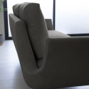 Sofa 3-osobowa nowoczesna stylu północnego w minimalistyczny sposób - szary materiał Folkerd. Cena