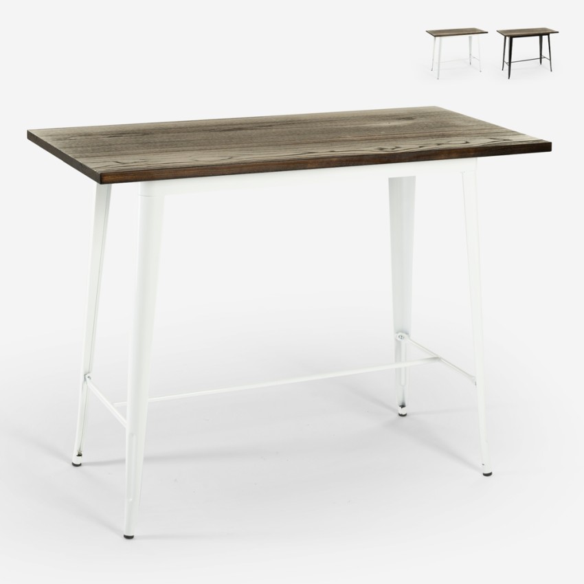 Stół jadalniany kuchenny styl przemysłowy 120x60 drewno metal Catal. Oferta Stół jadalniany kuchenny styl przemysłowy 120x60 drewno metal Catal. Oferta