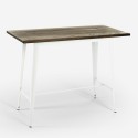 Stół jadalniany kuchenny styl przemysłowy 120x60 drewno metal Catal. Katalog