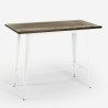 Stół jadalniany kuchenny styl przemysłowy 120x60 drewno metal Catal. Katalog