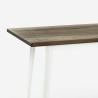 Stół jadalniany kuchenny styl przemysłowy 120x60 drewno metal Catal. Stan Magazynowy