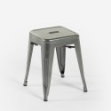 krzesło barowe wysokie kuchenne Lix przemysłowe z metalu ze stali steel rocket. Koszt
