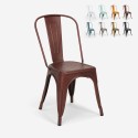 metalowe krzesło vintage styl industrialny shabby chic steel old Oferta