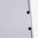 Biała tablica magnetyczna rozszerzalna z trójnogiem i blokiem kartek Niels L o wymiarach 90x70 cm. Cechy