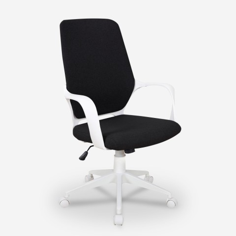 Krzesło biurowe-fotel regulowane ergonomiczne nowoczesne Boavista Dark. Promocja