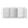 Komoda kuchnia salon 3-drzwiowa z drewna nowoczesny design Jupiter MR M2 Wybór