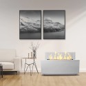 Komin do wewnętrznego i zewnętrznego bioetanolu ziemska 100x40x40cm Caravaggio Sprzedaż