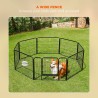 Ogrodzenie dla psów i zwierząt 80cm metalowa skrzynka do ogrodu Cuonhus Sprzedaż