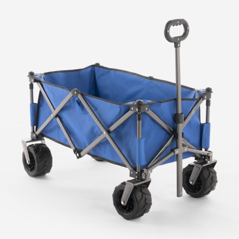 Wózek transportowy składany z 4 kołami, 100kg, na plażę i do ogrodu Sandy Promocja