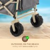 Wózek plażowy 4 koła nośność 100kg z baldachimem Carly Katalog
