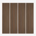 4 x dekoracyjna płyta dźwiękochłonna o wymiarach 240x60cm z ciemnego drewna orzechowego Kover-NS. Promocja
