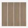 4 panele akustyczne Projekt 240x60 cm z drewna orzechowego Kover-W Promocja