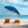 Parasol plażowy 220 cm wiatroszczelny ochrona UV Portofino Model
