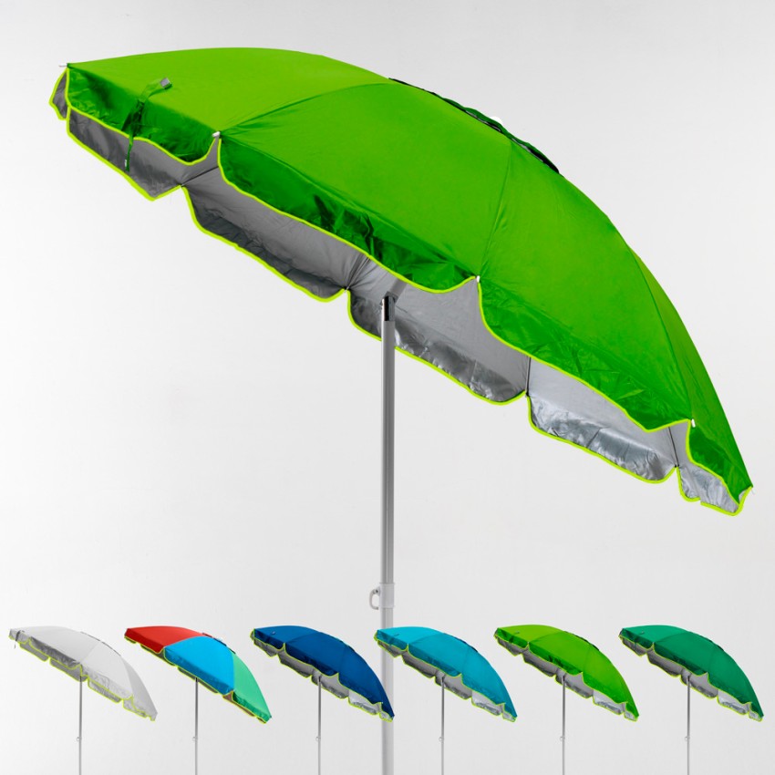 Parasol plażowy 220 cm wiatroszczelny ochrona UV Portofino Katalog