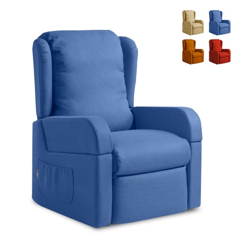 Fotel relaksacyjny elektryczny o podwyższającym siedzisku i dwóch napędach Dora Promocja