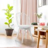 Krzesło nowoczesne design z polipropylenu do kuchni i jadalni Molkor Rabaty
